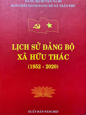 Lịch sử Đảng bộ xã Hữu Thác (1952 - 2020)
