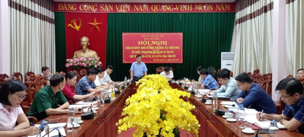 Kiểm tra việc triển khai, thực hiện đề án, chị thị của Tỉnh ủy tại Đảng bộ huyện Phú Bình