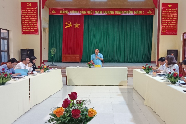 Kiểm tra việc thực hiện công tác dân vận của các cơ quan nhà nước tại xã Thanh Ninh, huyện Phú Bình