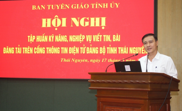 Cổng Thông tin điện tử Đảng bộ tỉnh Thái Nguyên: Khẳng định vai trò dẫn dắt, định hướng thông tin