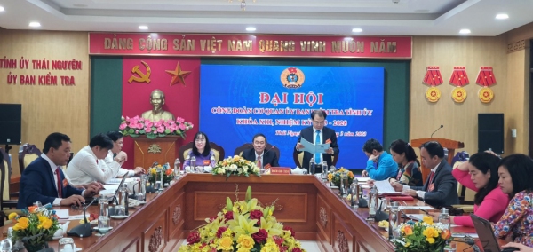 Công đoàn cơ quan UBKT Tỉnh ủy Thái Nguyên tổ chức Đại hội lần thứ XIII, nhiệm kỳ 2023 - 2028