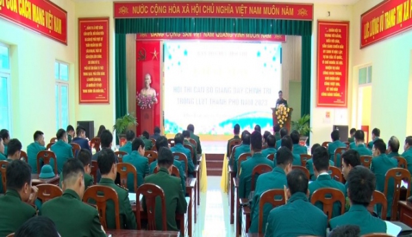Nâng cao chất lượng giảng dạy chính trị trong Lực lượng vũ trang thành phố Phổ Yên