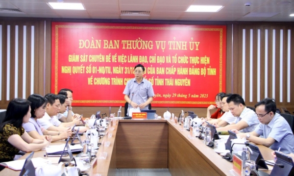 Tiếp tục đẩy mạnh thực hiện Chương trình chuyển đổi số tỉnh Thái Nguyên