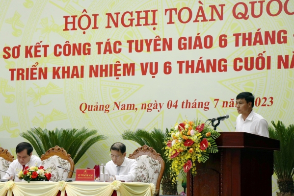 Hội nghị toàn quốc sơ kết công tác tuyên giáo 6 tháng đầu năm 2023