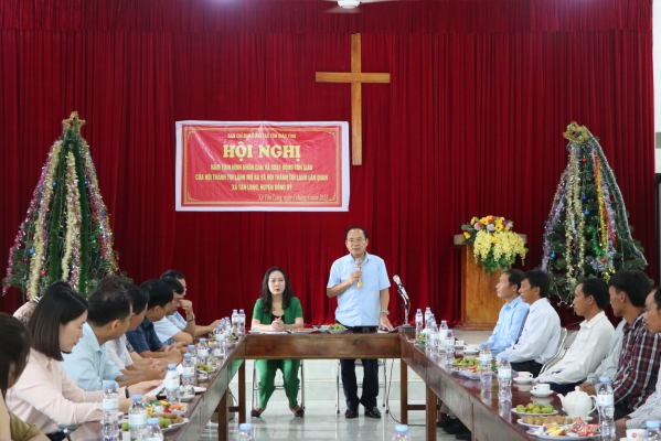 Nắm tình hình Nhân dân và hoạt động tôn giáo trên địa bàn huyện Đồng Hỷ
