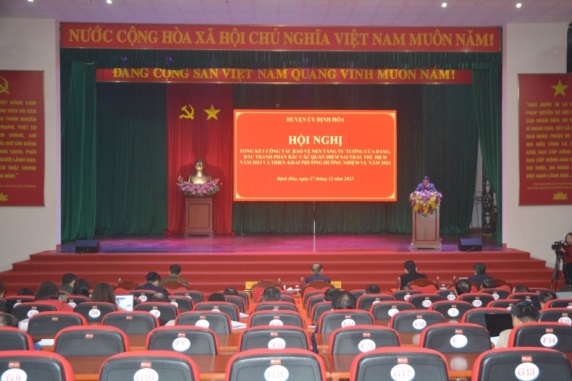 Ban Chỉ đạo 35 huyện Định Hóa tổng kết hoạt động năm 2023 và triển khai phương hướng, nhiệm vụ năm 2024