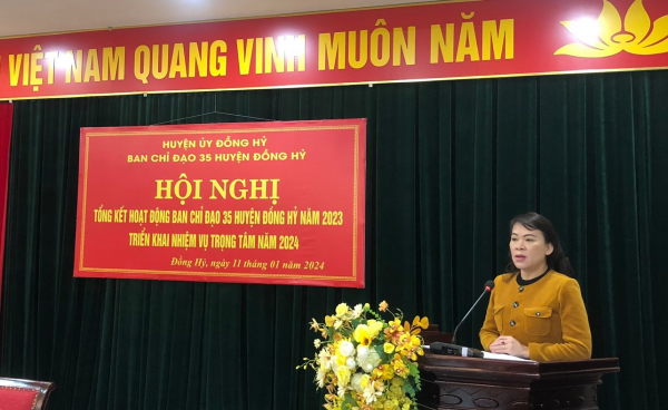 Ban Chỉ đạo 35 huyện Đồng Hỷ và huyện Phú Lương triển khai nhiệm vụ năm 2024