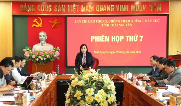 Tăng cường sự lãnh đạo của Đảng đối với công tác phòng, chống tham nhũng, tiêu cực trên địa bàn tỉnh Thái Nguyên