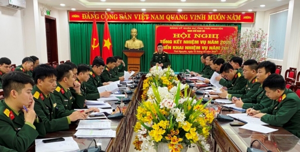 Ban Chỉ đạo 35 Đảng ủy Quân sự tỉnh tổng kết nhiệm vụ năm 2023 và triển khai nhiệm vụ năm 2024