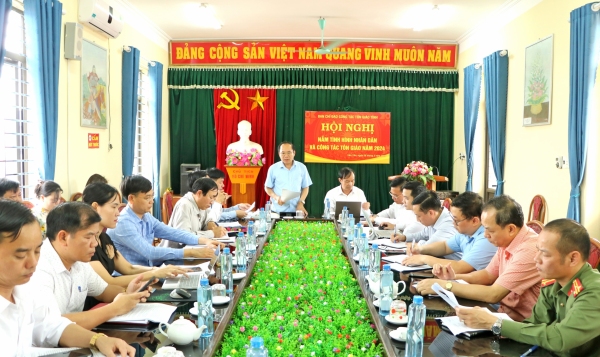 Nắm tình hình Nhân dân và công tác tôn giáo tại huyện Đại Từ