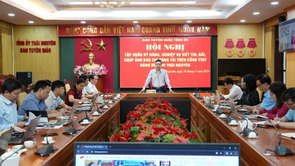 Nâng cao chất lượng các tin, bài đăng tải trên Cổng Thông tin điện tử Đảng bộ tỉnh Thái Nguyên
