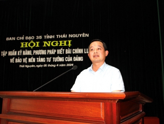 Thái Nguyên tập huấn viết bài chính luận về bảo vệ nền tảng tư tưởng của Đảng