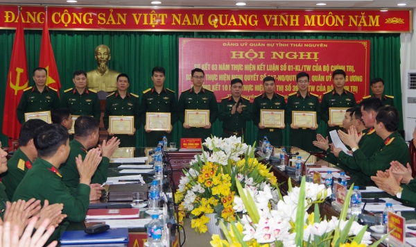 Đảng ủy Quân sự tỉnh sơ kết 03 năm thực hiện Kết luận số 01 của Bộ Chính trị và 02 năm thực hiện Nghị quyết số 847 của Quân uỷ Trung ương