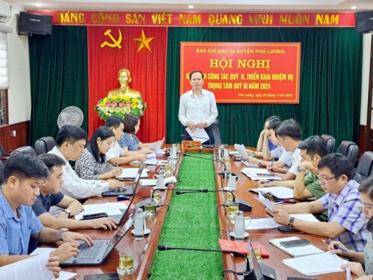 Ban Chỉ đạo 35 huyện Phú Lương: Giao ban công tác quý II/2024