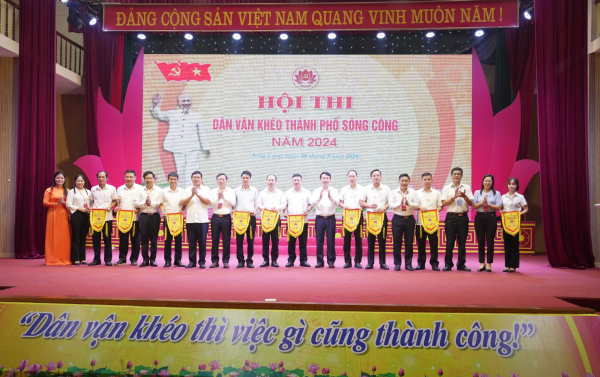 Sôi nổi Hội thi “Dân vận khéo” thành phố Sông Công năm 2024