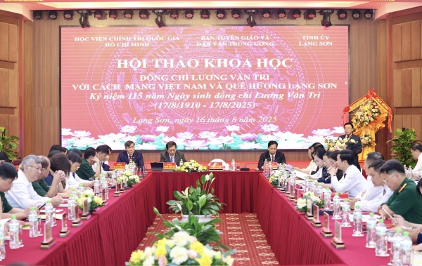 Đồng chí Lương Văn Tri với phong trào cách mạng tỉnh Thái Nguyên