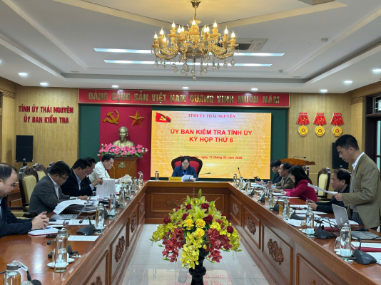 Kết quả Kỳ họp thứ 06 của UBKT Tỉnh ủy Thái Nguyên