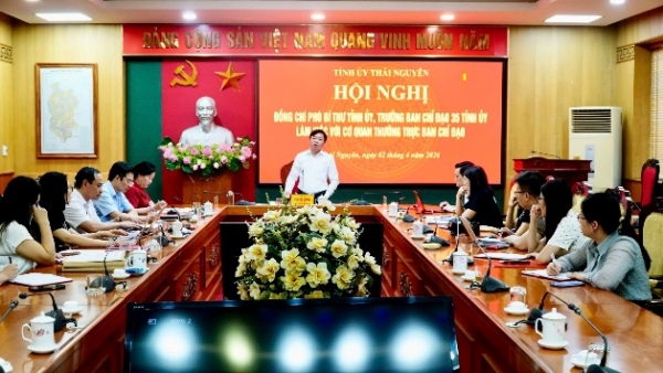 Kiện toàn đội ngũ cán bộ giúp việc Ban Chỉ đạo 35 Tỉnh ủy theo hướng tinh gọn, hiệu lực, hiệu quả