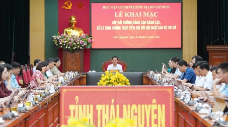 Nâng cao năng lực, xử lý tình huống thực tiễn đối với đội ngũ cán bộ, công chức cấp cơ sở