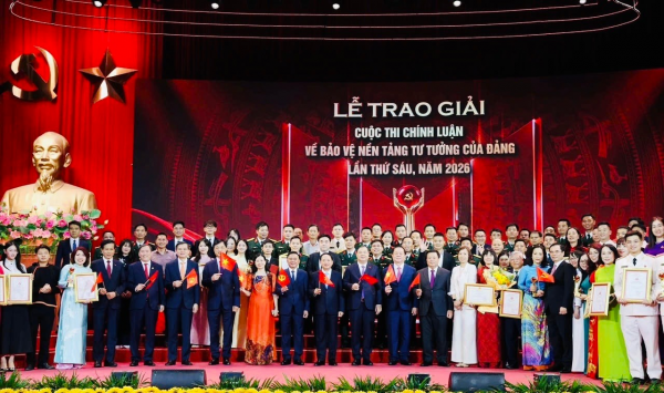 Thái Nguyên có tác phẩm đoạt giải C Cuộc thi chính luận về bảo vệ nền tảng tư tưởng của Đảng lần thứ sáu, năm 2026