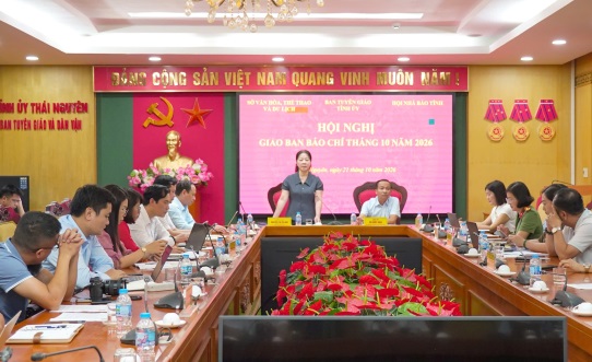 Giao ban báo chí tháng 10: Tập trung tuyên truyền các sự kiện lớn của tỉnh