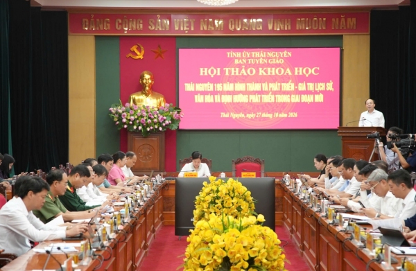 Hội thảo khoa học 195 năm hình thành và phát triển tỉnh Thái Nguyên