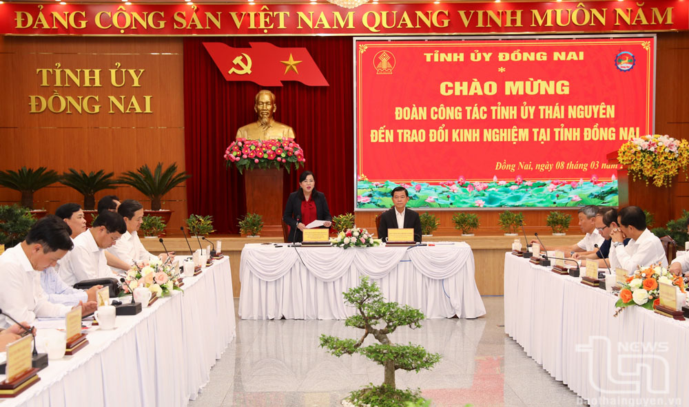 Thái Nguyên và Đồng Nai tăng cường hợp tác trên tất cả các lĩnh vực
