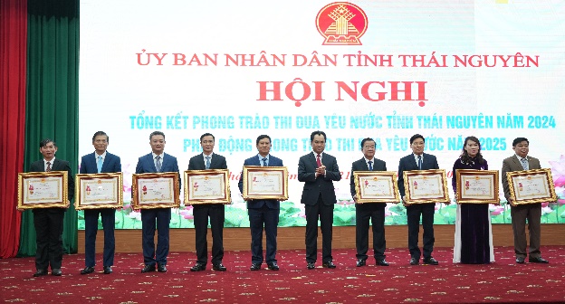 Thái Nguyên: Tổng kết phong trào thi đua yêu nước năm 2024 và phát động phong trào thi đua yêu nước năm 2025