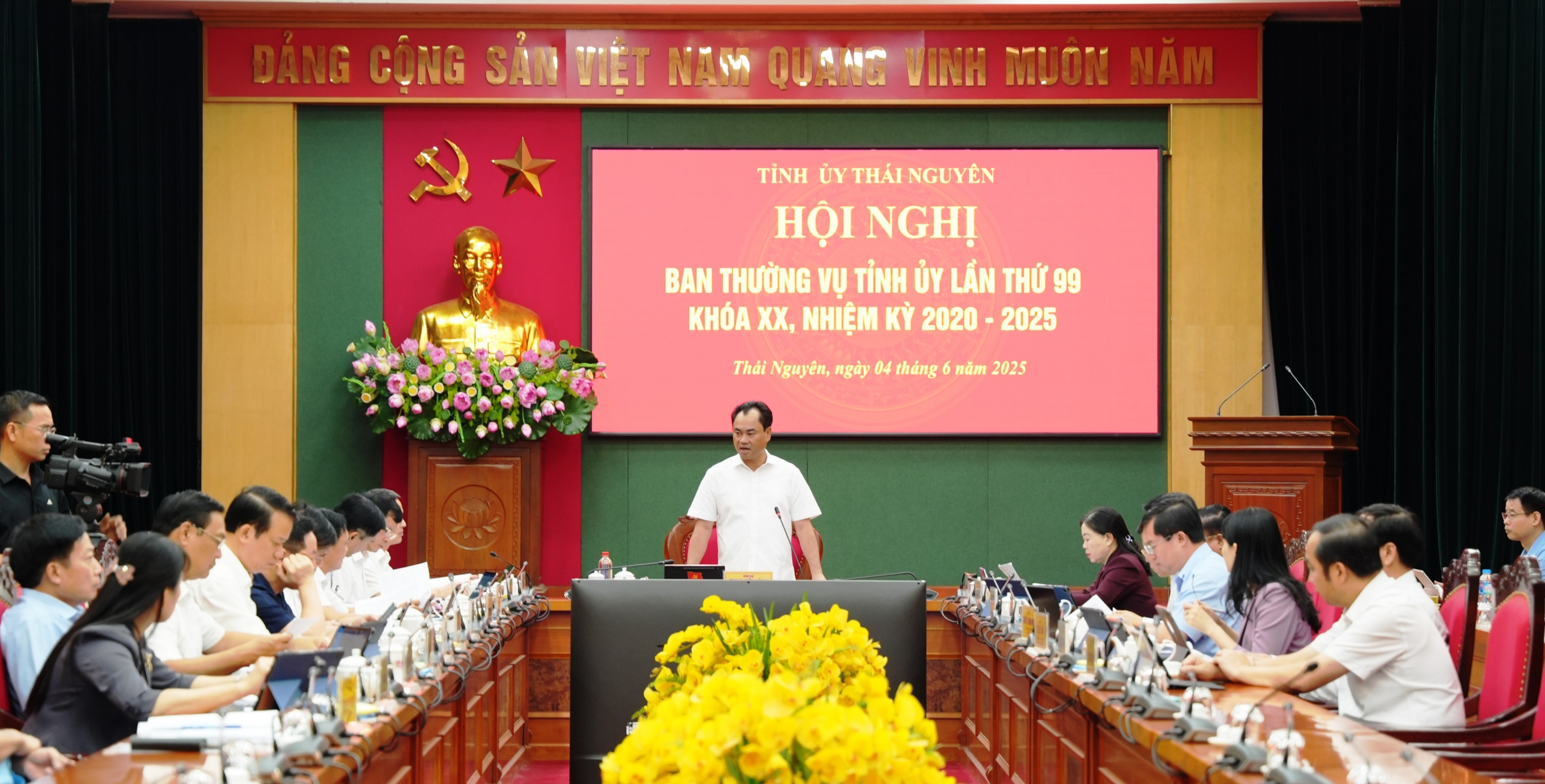 Hội nghị Ban Thường vụ Tỉnh ủy Thái Nguyên lần thứ 99, khóa XX, nhiệm kỳ 2020 - 2025