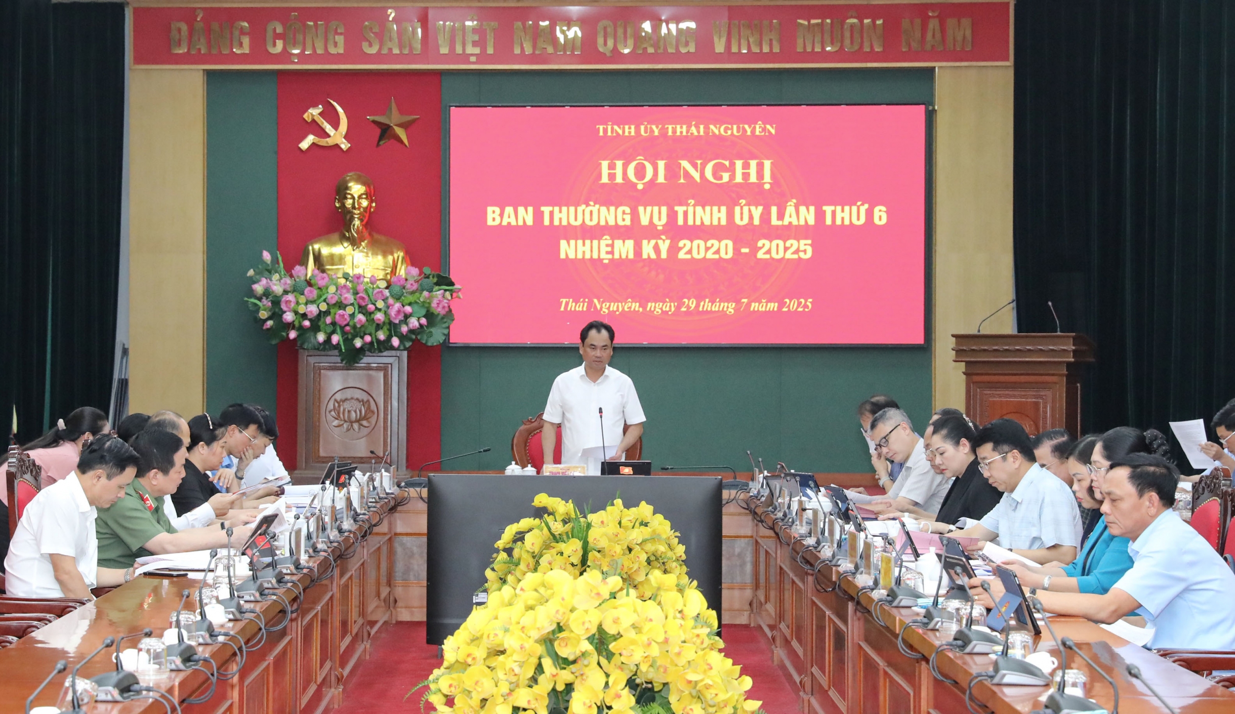 Hội nghị Ban Thường vụ Tỉnh ủy lần thứ 6, nhiệm kỳ 2020 - 2025