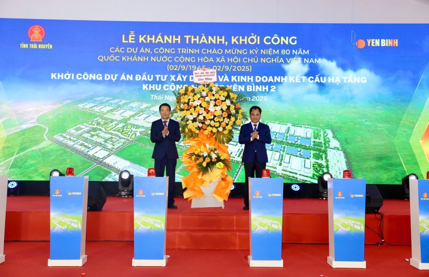 Thái Nguyên: Khánh thành, khởi công các dự án, công trình chào mừng Quốc khánh 2/9