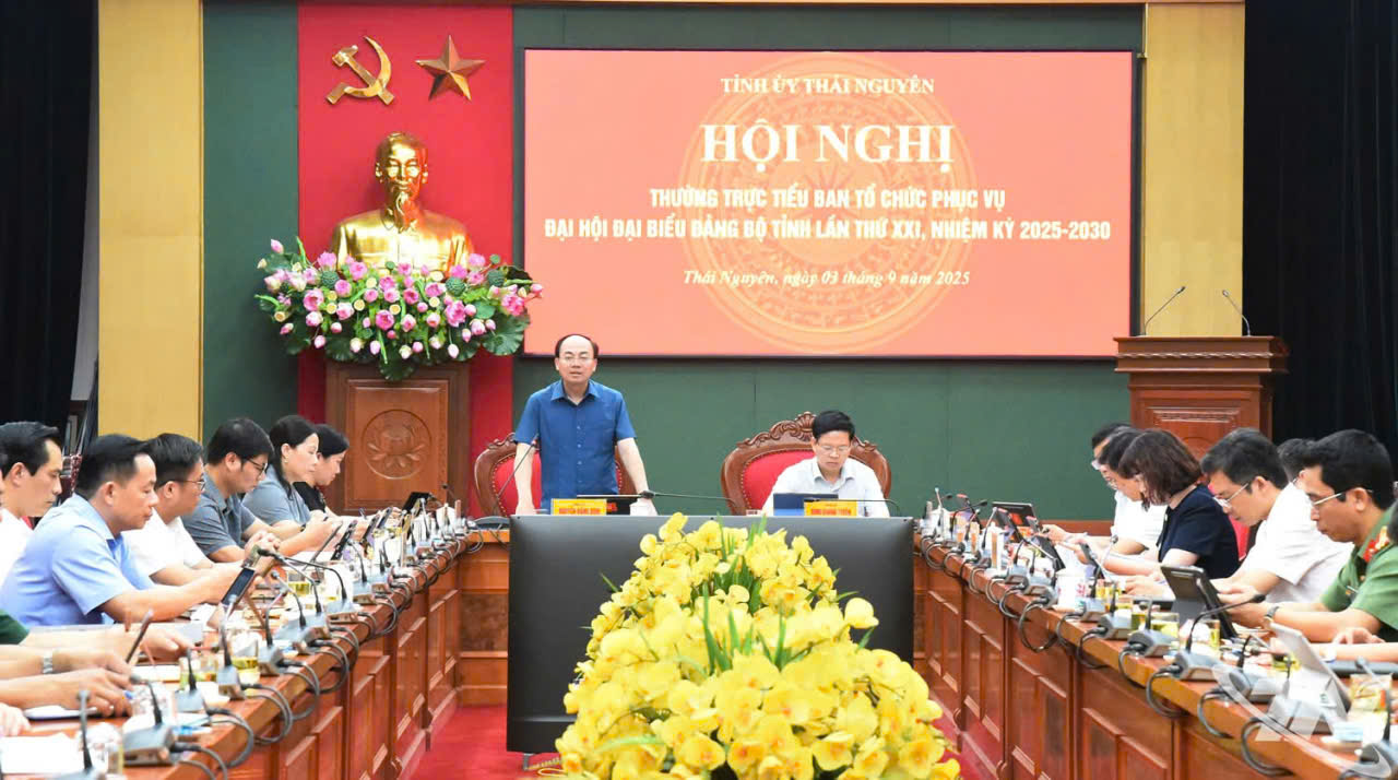 Đẩy nhanh tiến độ triển khai thực hiện các nội dung phục vụ Đại hội đại biểu Đảng bộ tỉnh, nhiệm kỳ 2025 - 2030