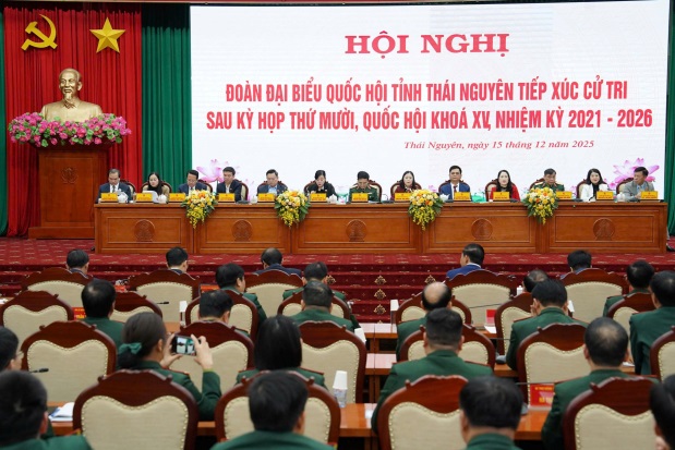 Đoàn đại biểu Quốc hội tỉnh Thái Nguyên tiếp xúc cử tri sau Kỳ họp thứ mười, Quốc hội khóa XV