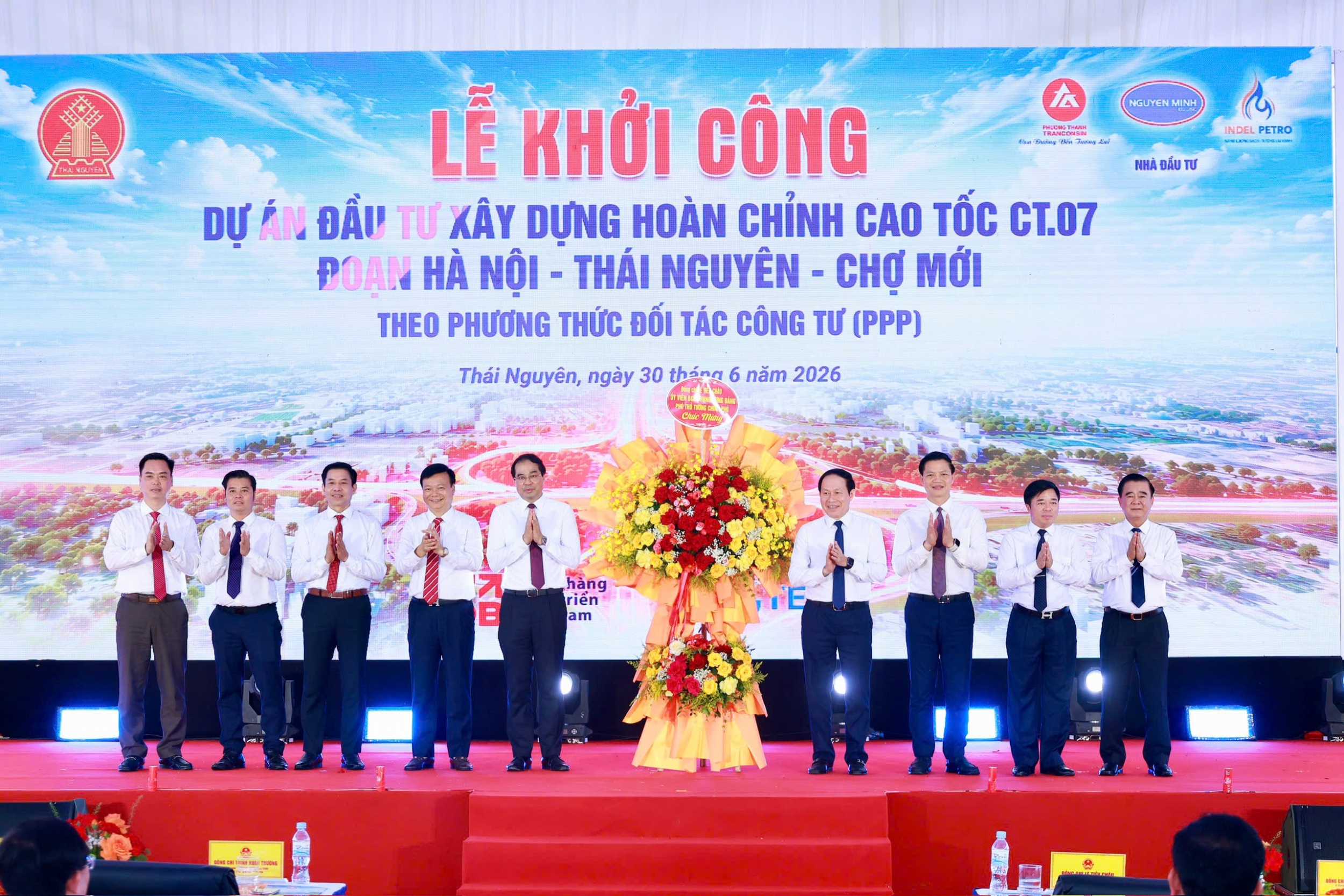 Khởi công Dự án Đầu tư xây dựng hoàn chỉnh cao tốc CT.07 đoạn Hà Nội - Thái Nguyên - Chợ Mới