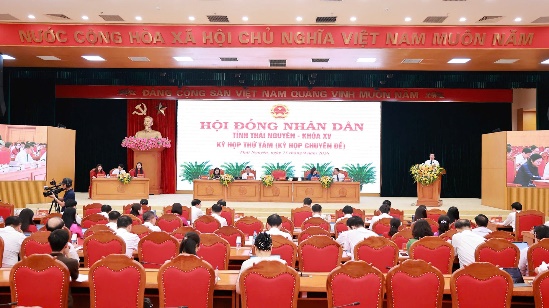 Kỳ họp thứ Tám, Hội đồng nhân dân tỉnh Thái Nguyên khóa XV: Thông qua 19 nghị quyết quan trọng
