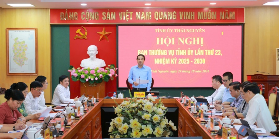 Hội nghị Ban Thường vụ Tỉnh ủy lần thứ 23: Cho ý kiến vào các nội dung quan trọng