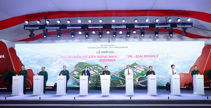 Khởi công giai đoạn 2 dự án xây dựng cơ sở công nghiệp quốc phòng công nghệ cao