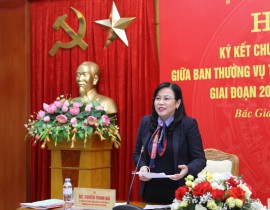 Thái Nguyên ký kết hợp tác với Bắc Giang