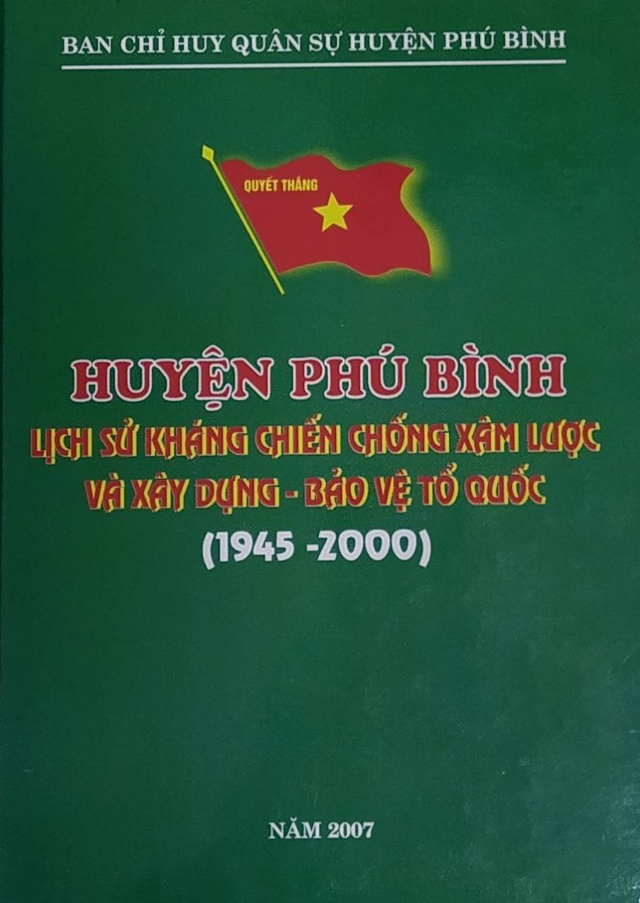 Huyện Phú Bình Lịch sử kháng chiến chống xâm lược và xây dựng - bảo vệ Tổ quốc (1945 - 2000)