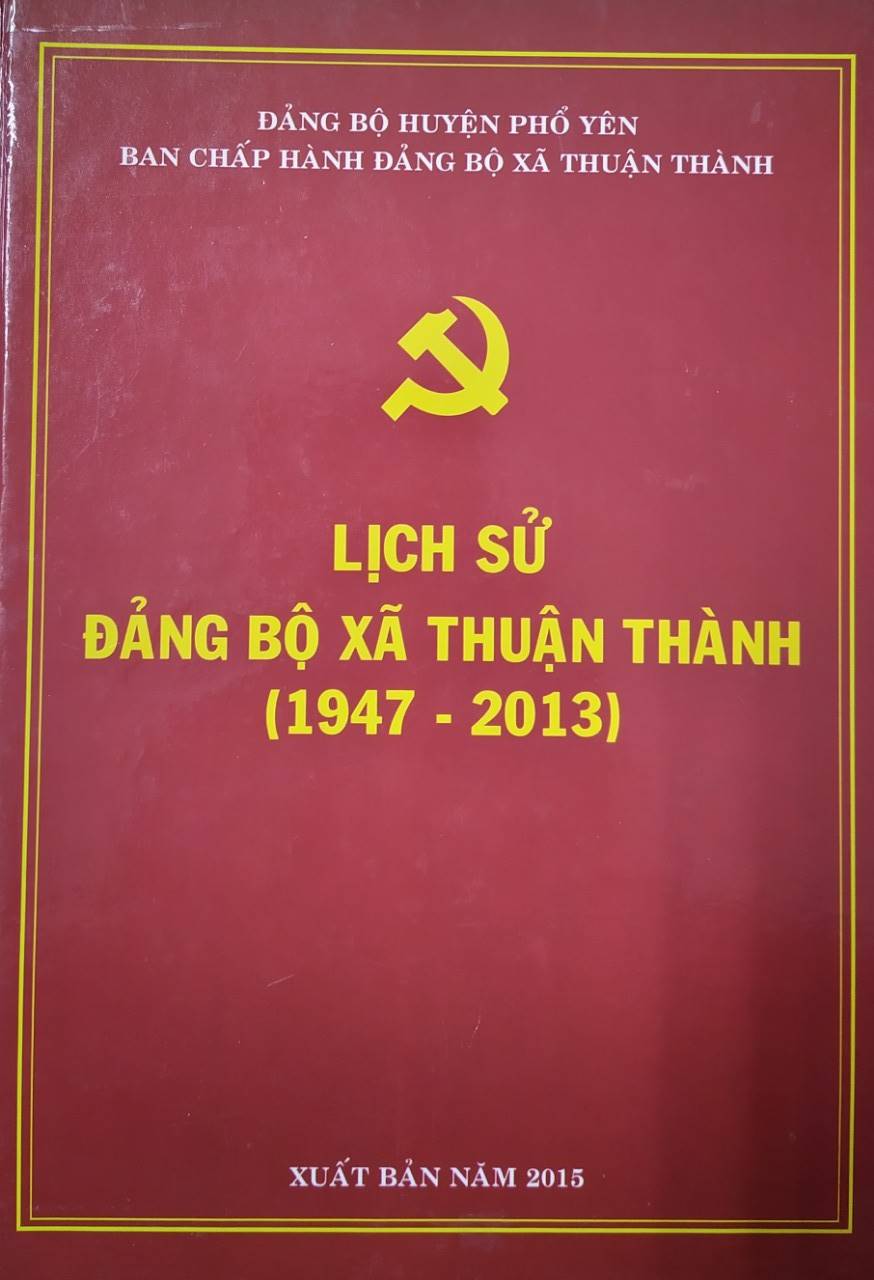 Lịch sử Đảng bộ xã Thuận Thành (1947 - 2013)
