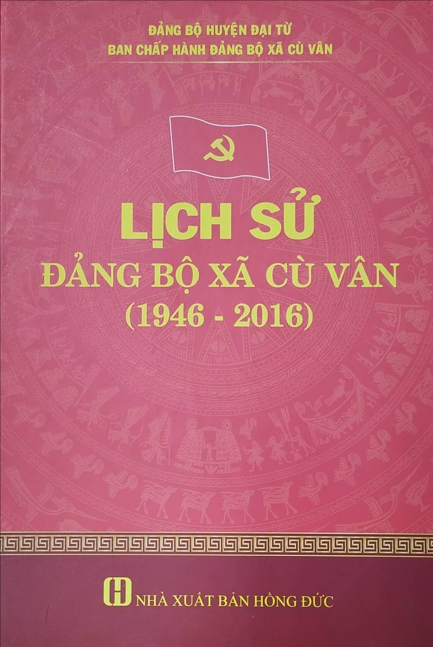 Lịch sử Đảng bộ xã Cù Vân (1946 - 2016)